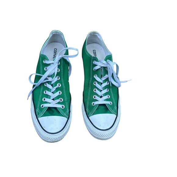 Converse Chuck Taylor All Stars Men's Green Low Top Skate Sneakers Size 12 - Picture 4 of 7